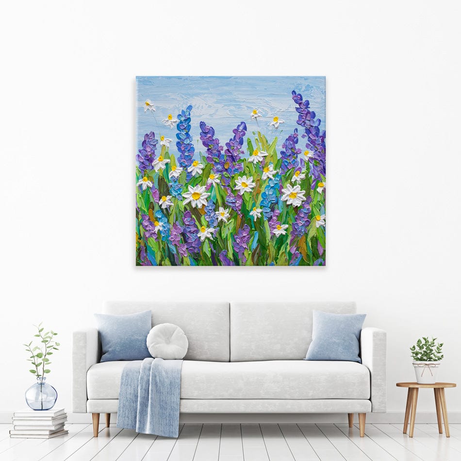 Summer Daisies Canvas Print wall art product Olga Tkachyk