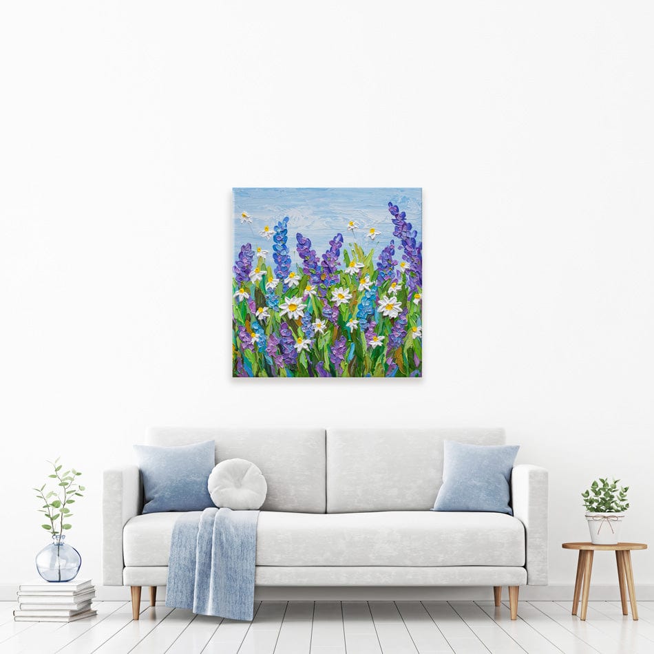 Summer Daisies Canvas Print wall art product Olga Tkachyk