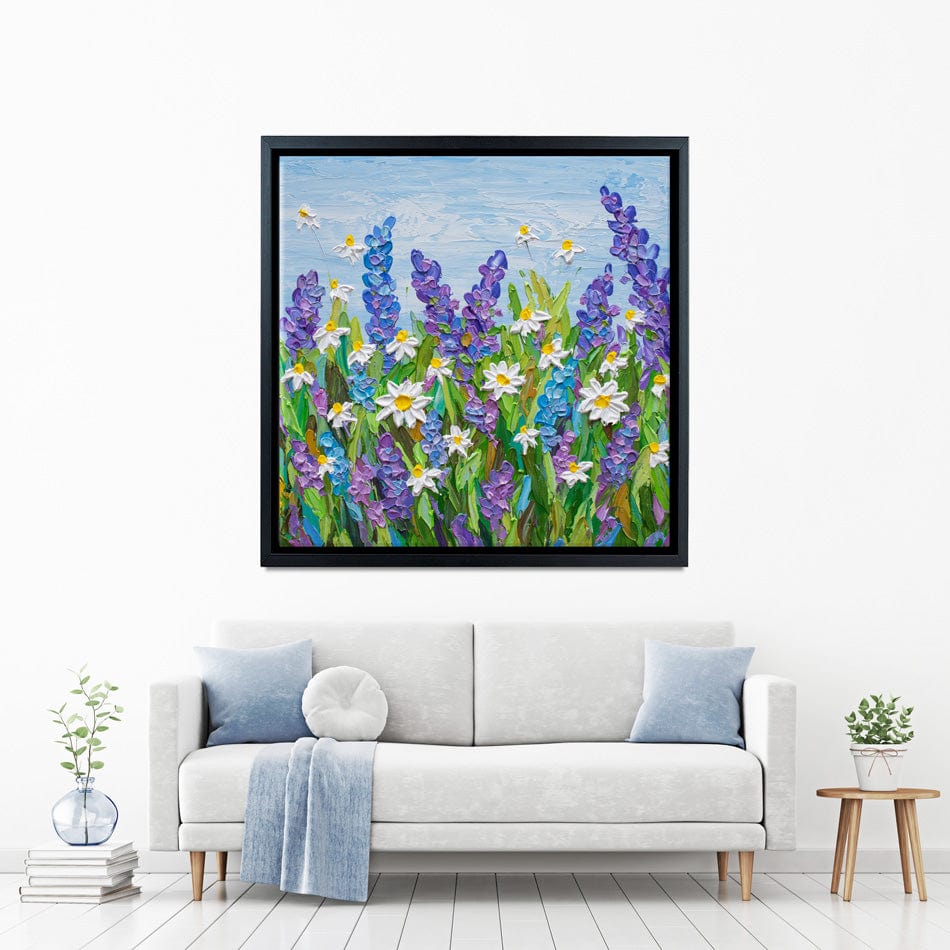 Summer Daisies Canvas Print wall art product Olga Tkachyk
