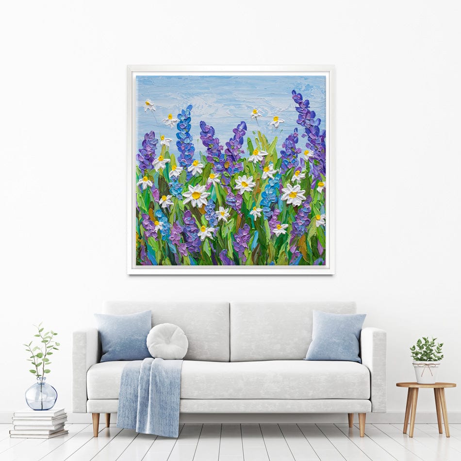 Summer Daisies Canvas Print wall art product Olga Tkachyk