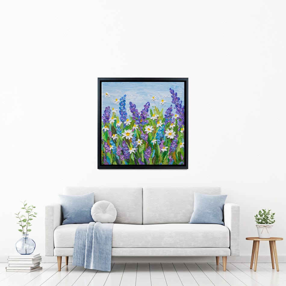 Summer Daisies Canvas Print wall art product Olga Tkachyk