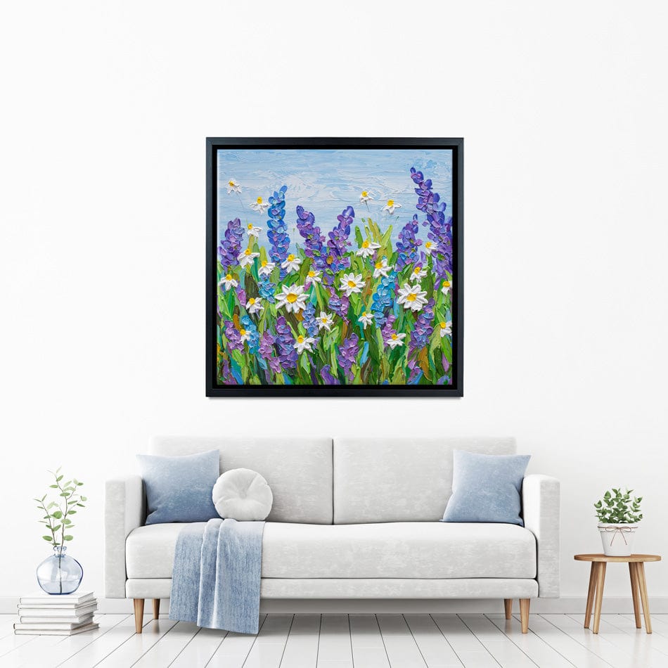 Summer Daisies Canvas Print wall art product Olga Tkachyk