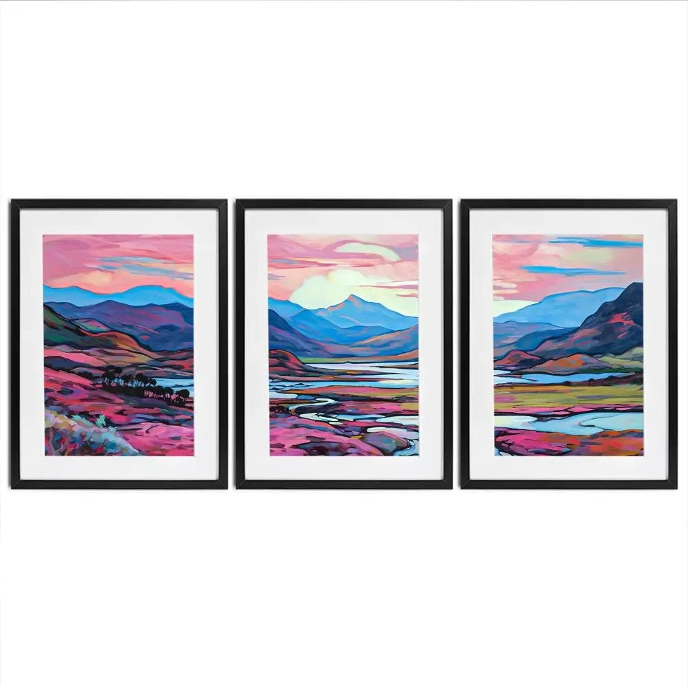 Summer Glen Framed Art Print Trio Summer Glen Framed Art Print Trio wall art product David Alexander Elder