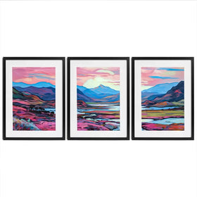 Summer Glen Framed Art Print Trio Summer Glen Framed Art Print Trio wall art product David Alexander Elder