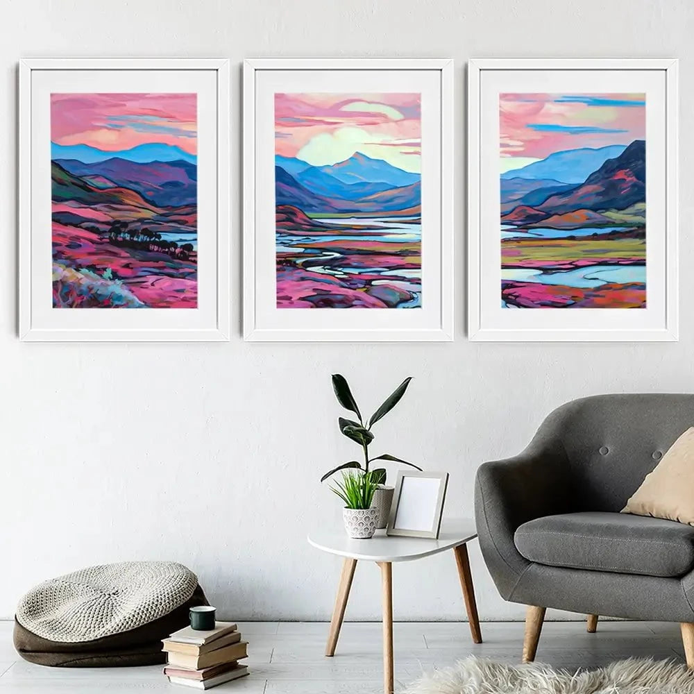 Summer Glen Framed Art Print Trio Summer Glen Framed Art Print Trio wall art product David Alexander Elder