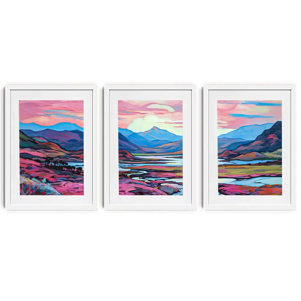 Summer Glen Framed Art Print Trio Summer Glen Framed Art Print Trio wall art product David Alexander Elder