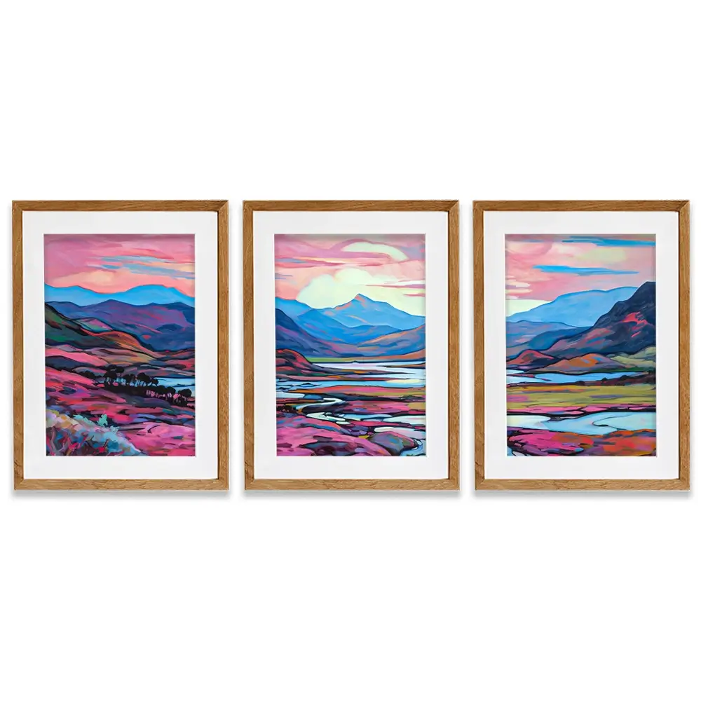 Summer Glen Framed Art Print Trio Summer Glen Framed Art Print Trio wall art product David Alexander Elder