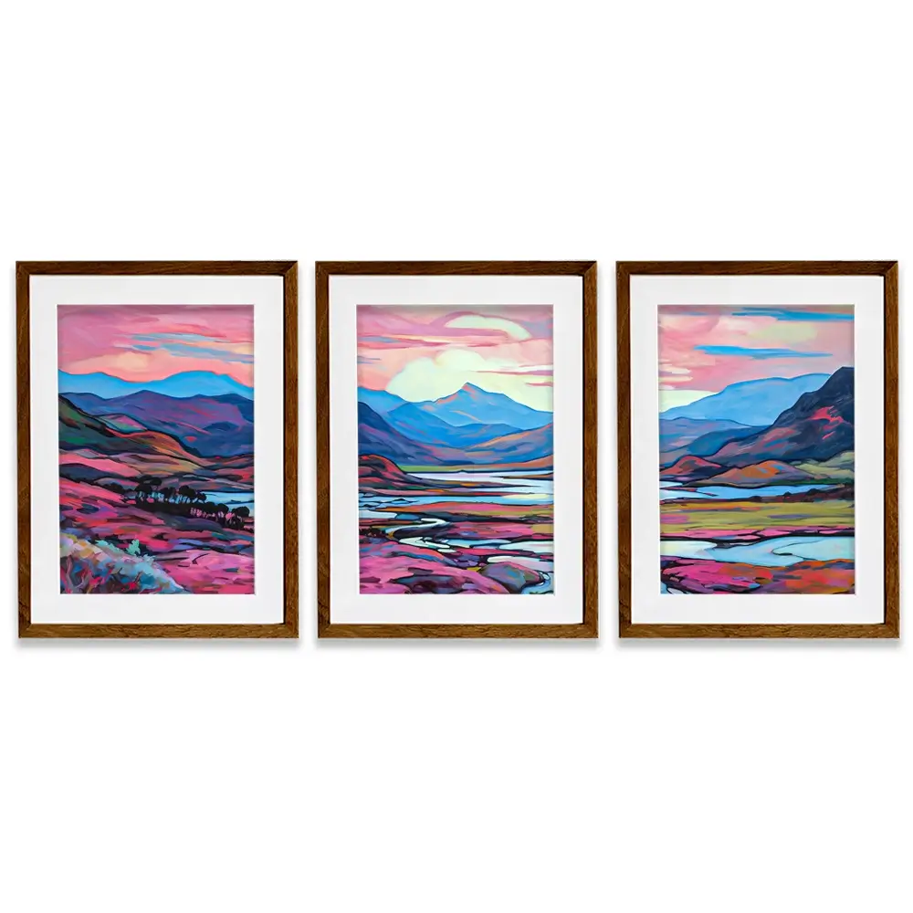 Summer Glen Framed Art Print Trio Summer Glen Framed Art Print Trio wall art product David Alexander Elder