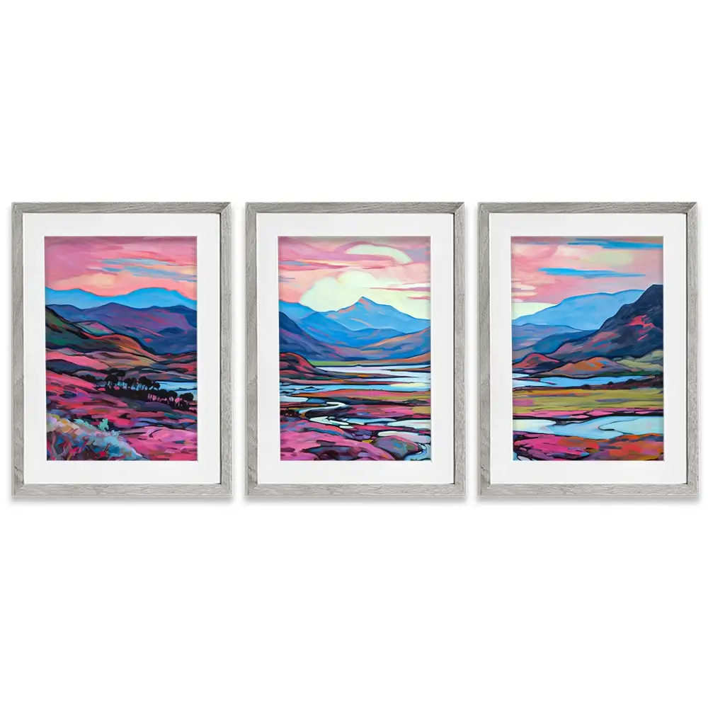 Summer Glen Framed Art Print Trio Summer Glen Framed Art Print Trio wall art product David Alexander Elder