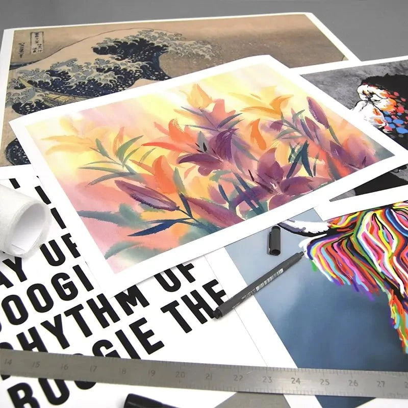 Summer Lily Flowers Art Print Summer Lily Flowers Art Print wall art product Egle Lipeikaite / Shutterstock