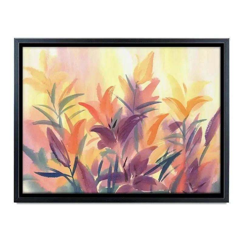 Summer Lily Flowers Canvas Print Summer Lily Flowers Canvas Print wall art product Egle Lipeikaite / Shutterstock