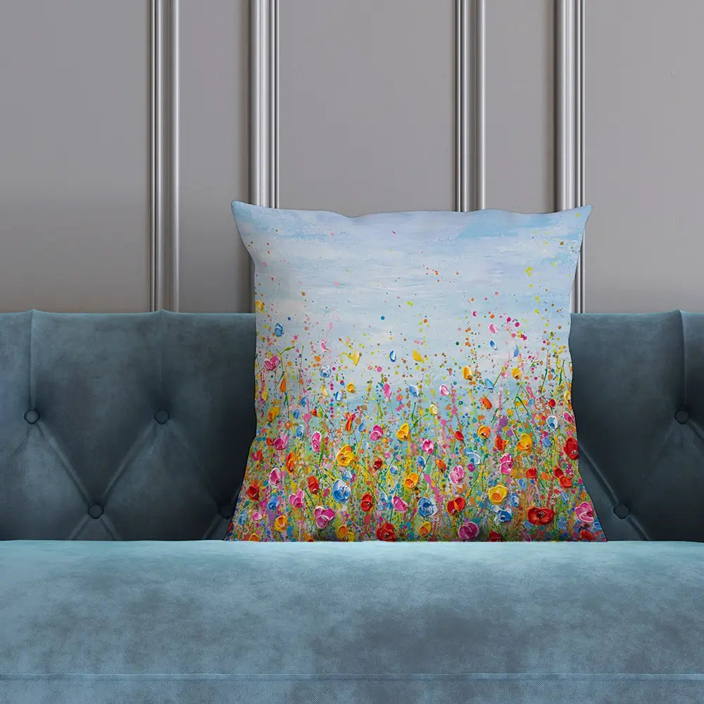 Summer Meadow Cushion Summer Meadow Cushion wall art product Olga Tkachyk