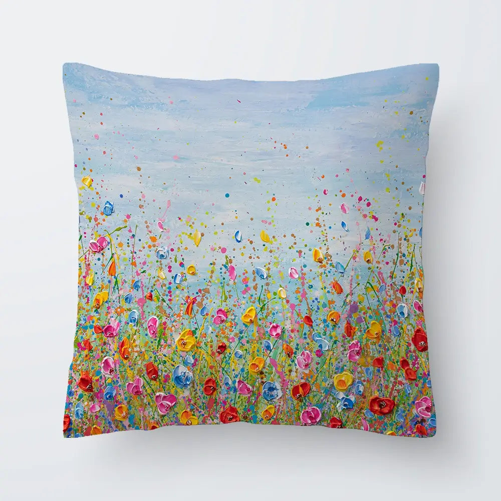 Summer Meadow Cushion Summer Meadow Cushion wall art product Olga Tkachyk