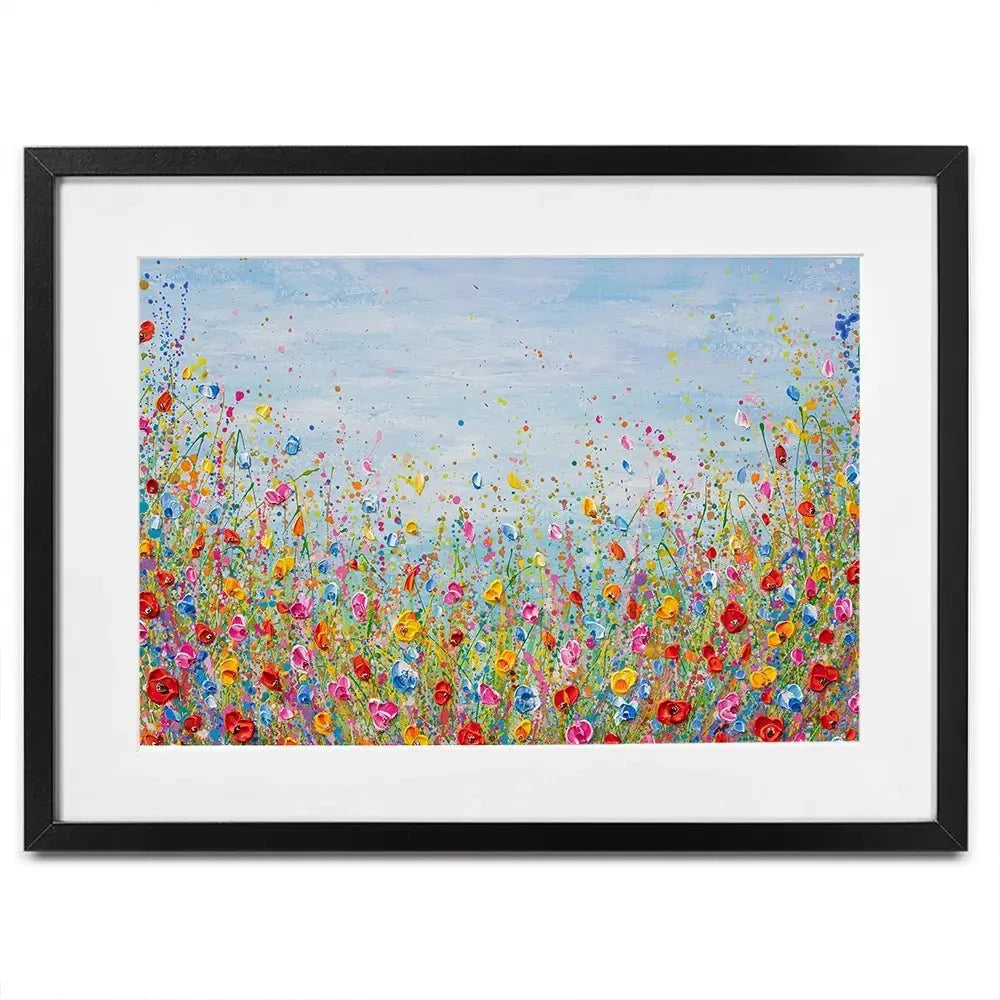 Summer Meadow Framed Art Print Summer Meadow Framed Art Print wall art product Olga Tkachyk