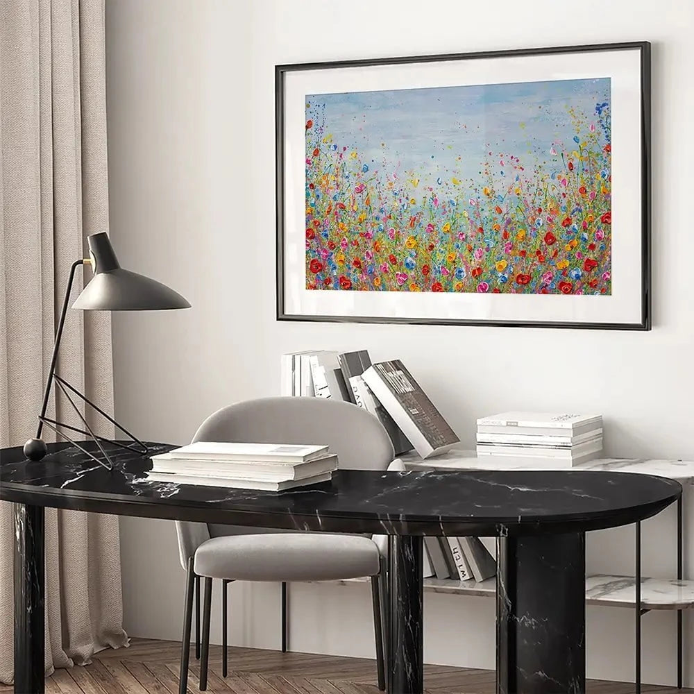 Summer Meadow Framed Art Print Summer Meadow Framed Art Print wall art product Olga Tkachyk