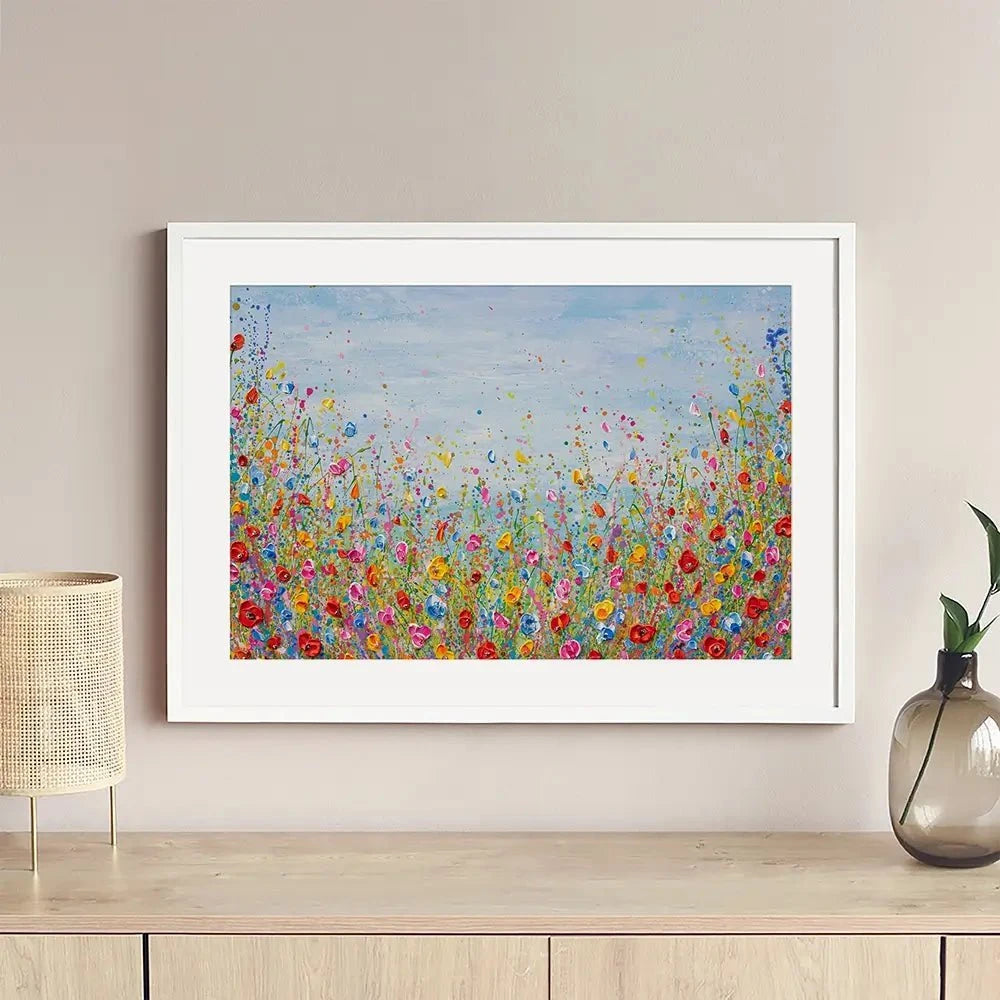 Summer Meadow Framed Art Print Summer Meadow Framed Art Print wall art product Olga Tkachyk