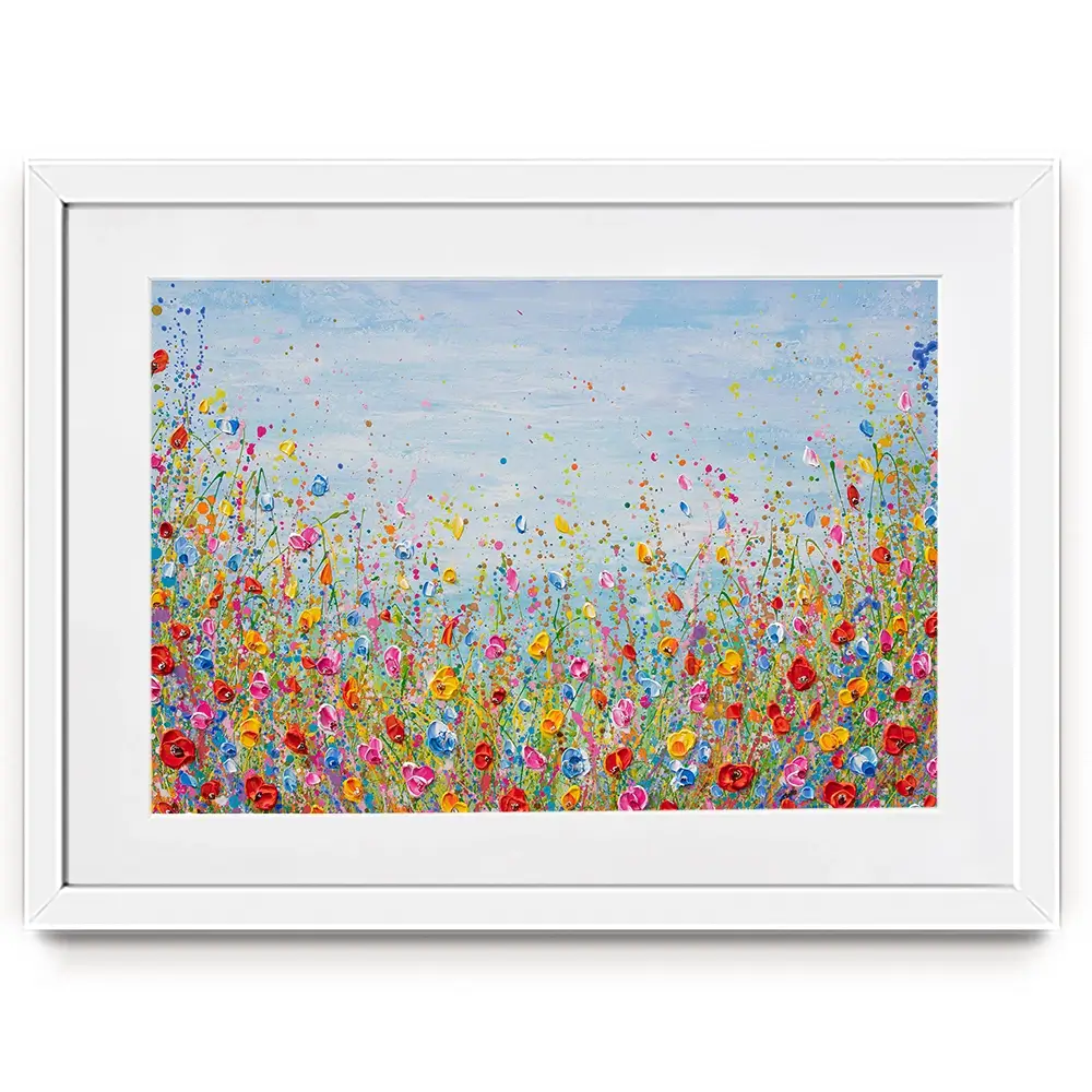 Summer Meadow Framed Art Print Summer Meadow Framed Art Print wall art product Olga Tkachyk