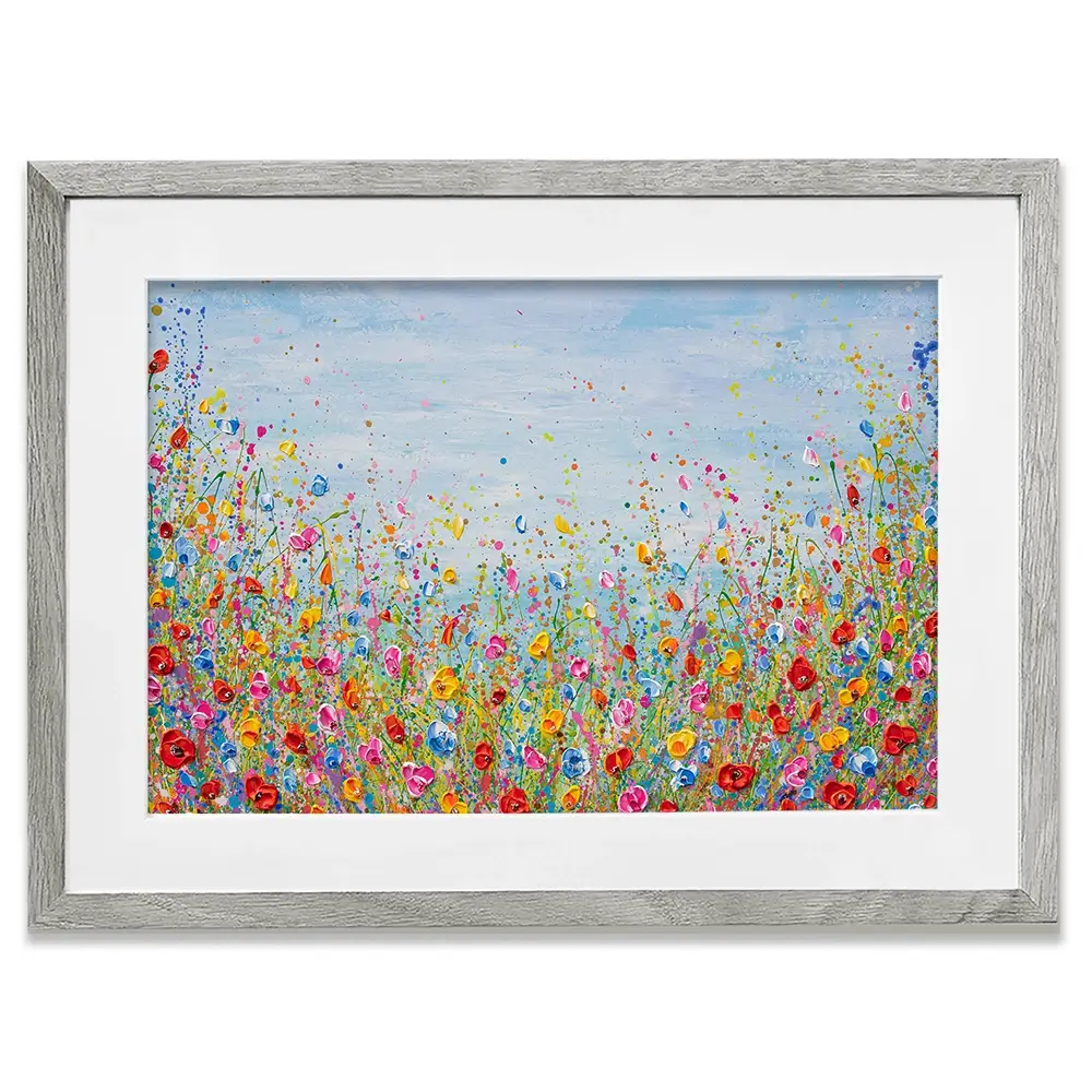 Summer Meadow Framed Art Print Summer Meadow Framed Art Print wall art product Olga Tkachyk
