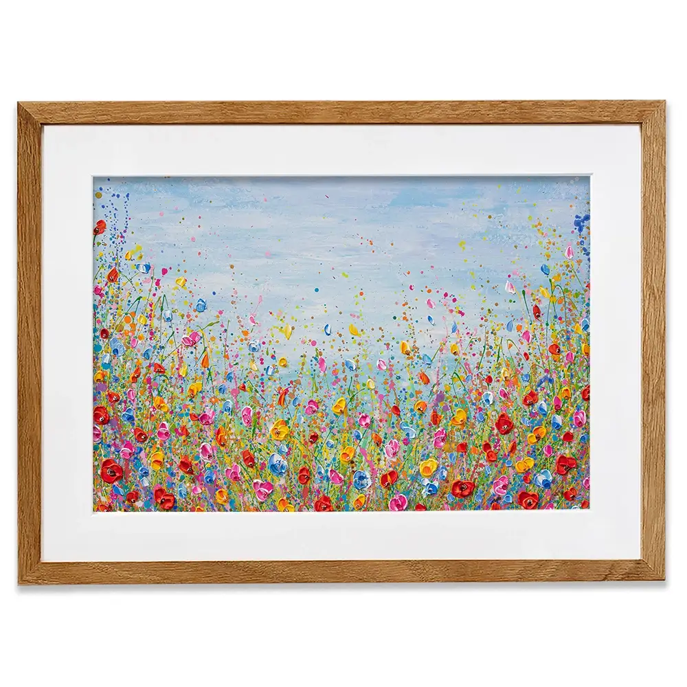 Summer Meadow Framed Art Print Summer Meadow Framed Art Print wall art product Olga Tkachyk
