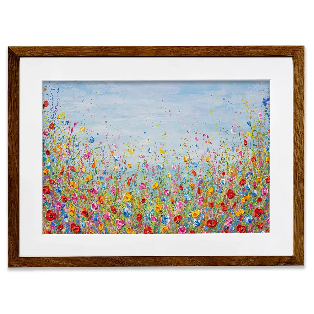 Summer Meadow Framed Art Print Summer Meadow Framed Art Print wall art product Olga Tkachyk
