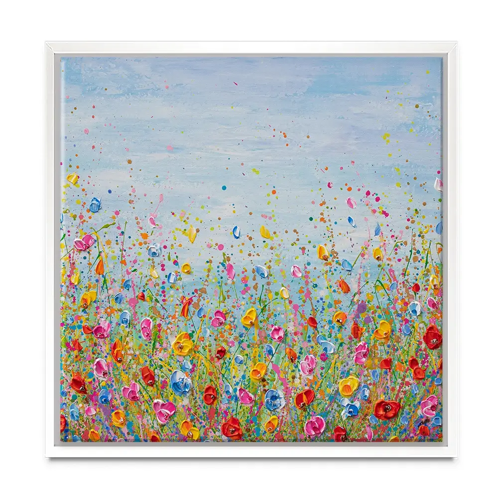 Summer Meadow Square Canvas Print Summer Meadow Square Canvas Print wall art product Olga Tkachyk