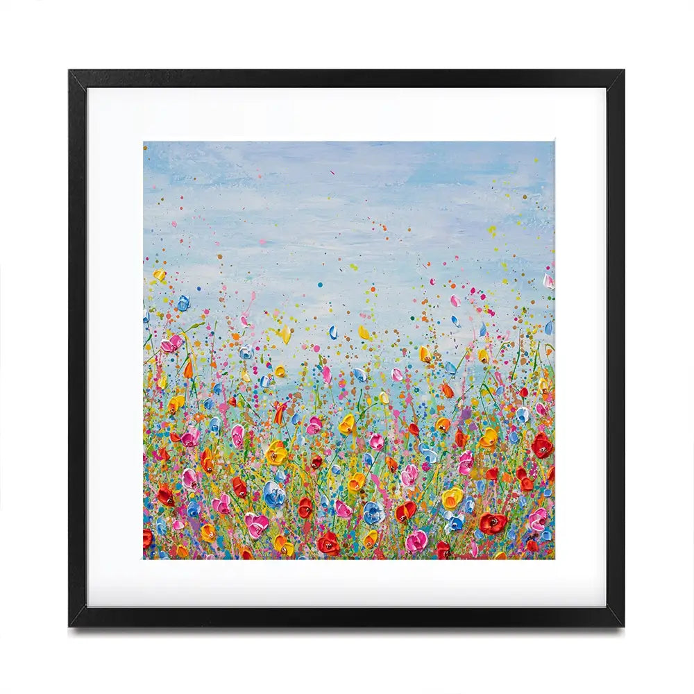 Summer Meadow Square Framed Art Print Summer Meadow Square Framed Art Print wall art product Olga Tkachyk