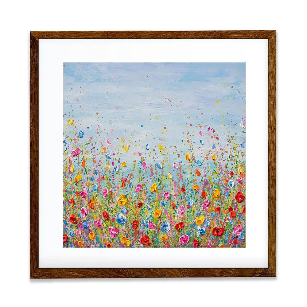 Summer Meadow Square Framed Art Print Summer Meadow Square Framed Art Print wall art product Olga Tkachyk