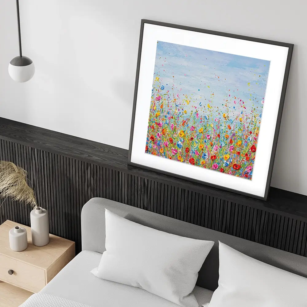 Summer Meadow Square Framed Art Print Summer Meadow Square Framed Art Print wall art product Olga Tkachyk