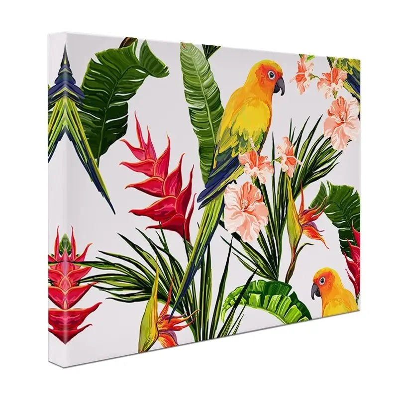 Summer Pattern Canvas Print Summer Pattern Canvas Print wall art product Hanna Kh / Shutterstock