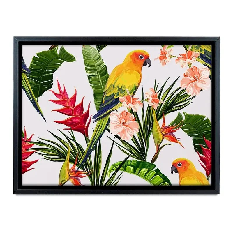 Summer Pattern Canvas Print Summer Pattern Canvas Print wall art product Hanna Kh / Shutterstock