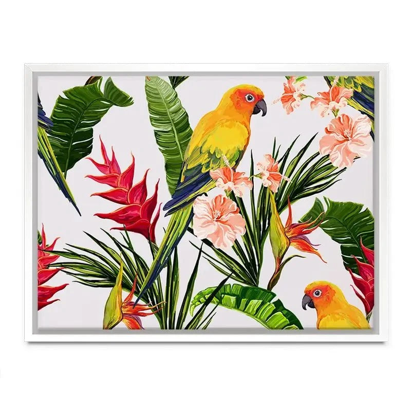 Summer Pattern Canvas Print Summer Pattern Canvas Print wall art product Hanna Kh / Shutterstock