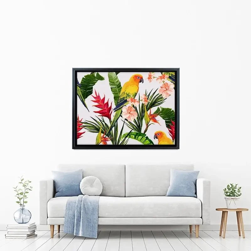 Summer Pattern Canvas Print Summer Pattern Canvas Print wall art product Hanna Kh / Shutterstock