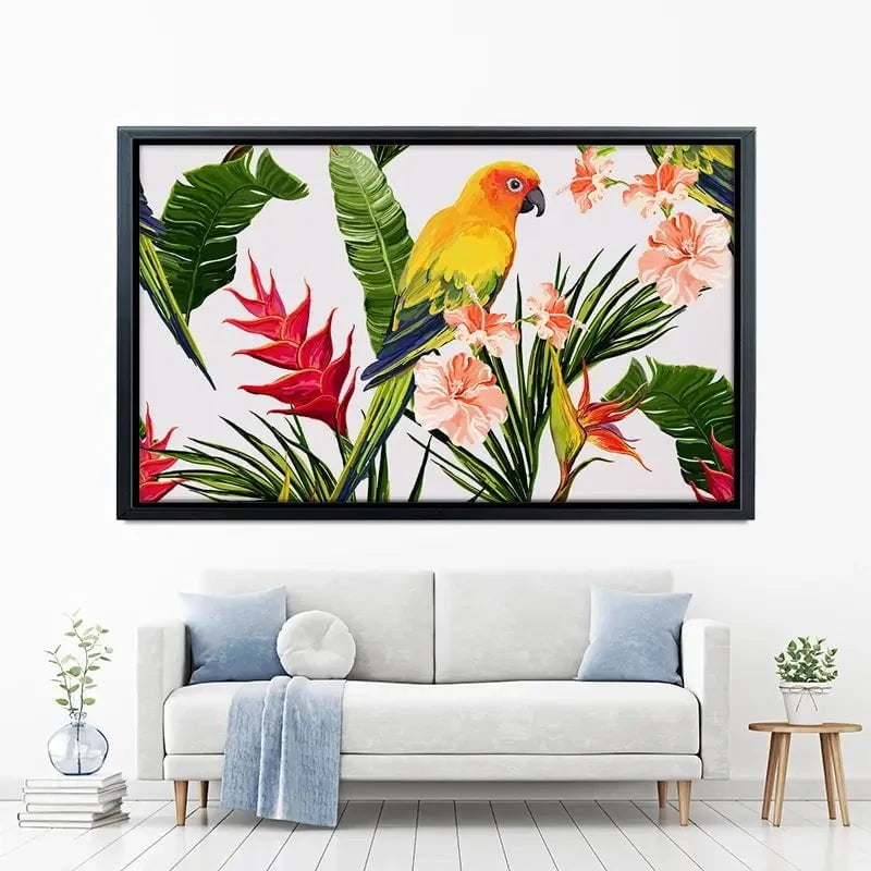 Summer Pattern Canvas Print Summer Pattern Canvas Print wall art product Hanna Kh / Shutterstock