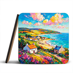 Summer Shore Coaster Set Summer Shore Coaster Set wall art product David Alexander Elder