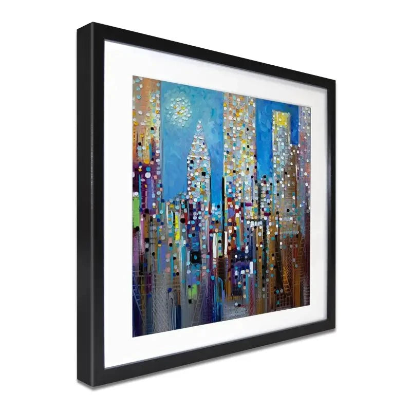 Sun Over The City Framed Art Print Sun Over The City Framed Art Print wall art product Ekaterina Ermilkina