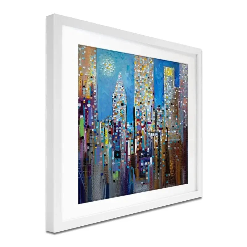 Sun Over The City Framed Art Print Sun Over The City Framed Art Print wall art product Ekaterina Ermilkina