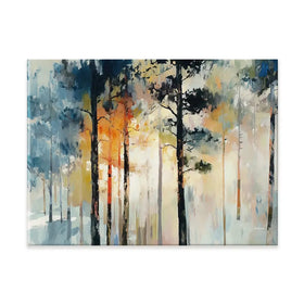 Sun Rays Through The Trees Canvas Print Sun Rays Through The Trees Canvas Print wall art product Leon Devenice