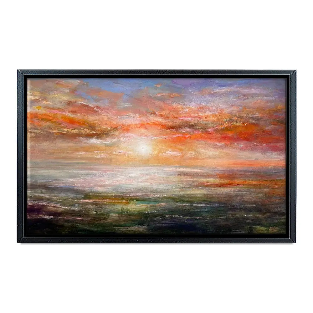 Sun Rising Over Plymouth Sound Canvas Print Sun Rising Over Plymouth Sound Canvas Print wall art product Craig Askew