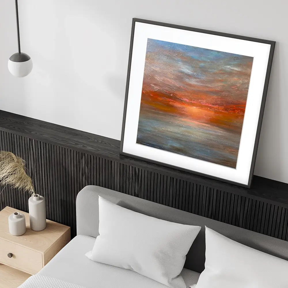 Sun Rising Over The Sea Framed Art Print Sun Rising Over The Sea Framed Art Print wall art product Craig Askew