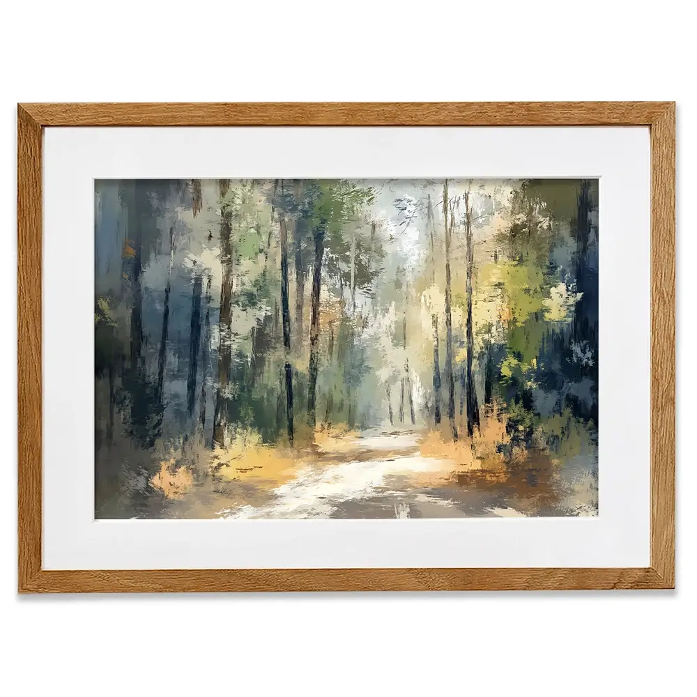 Sun Through The Trees Framed Art Print Sun Through The Trees Framed Art Print wall art product Creative Studio - Independent