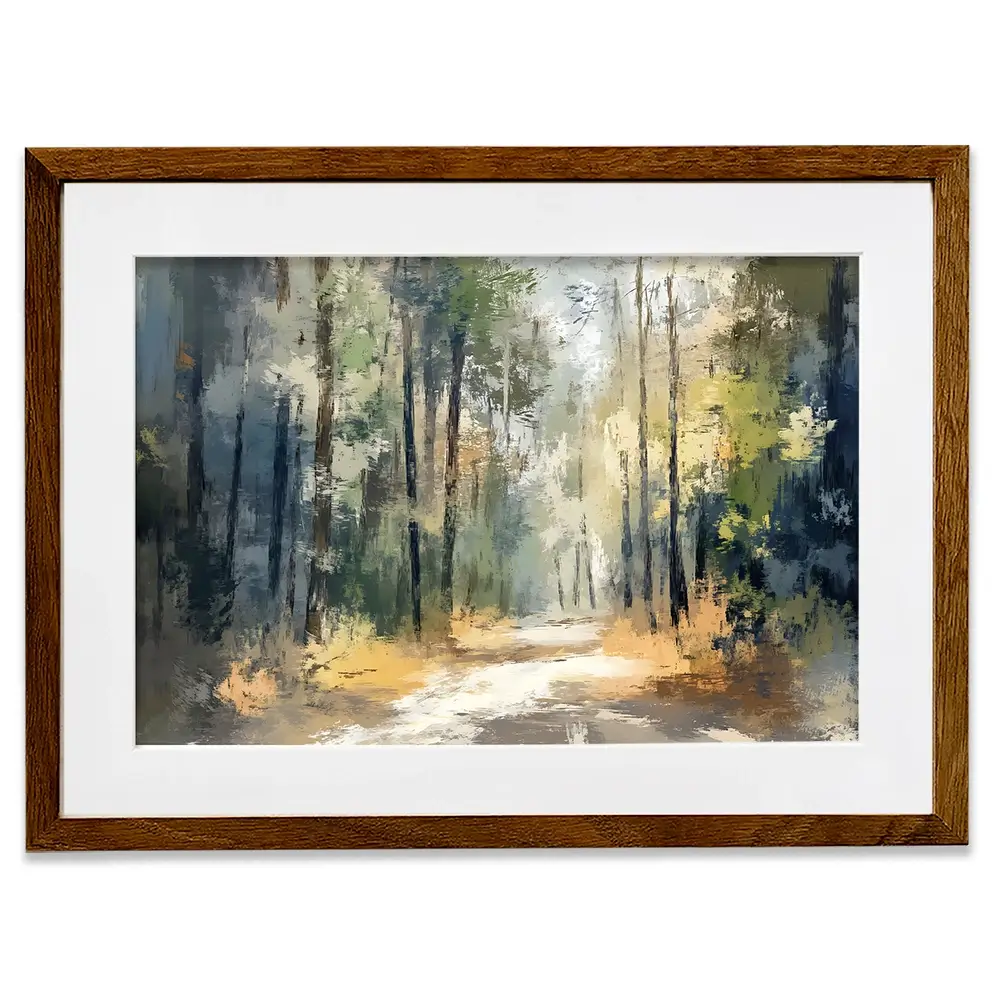 Sun Through The Trees Framed Art Print Sun Through The Trees Framed Art Print wall art product Creative Studio - Independent