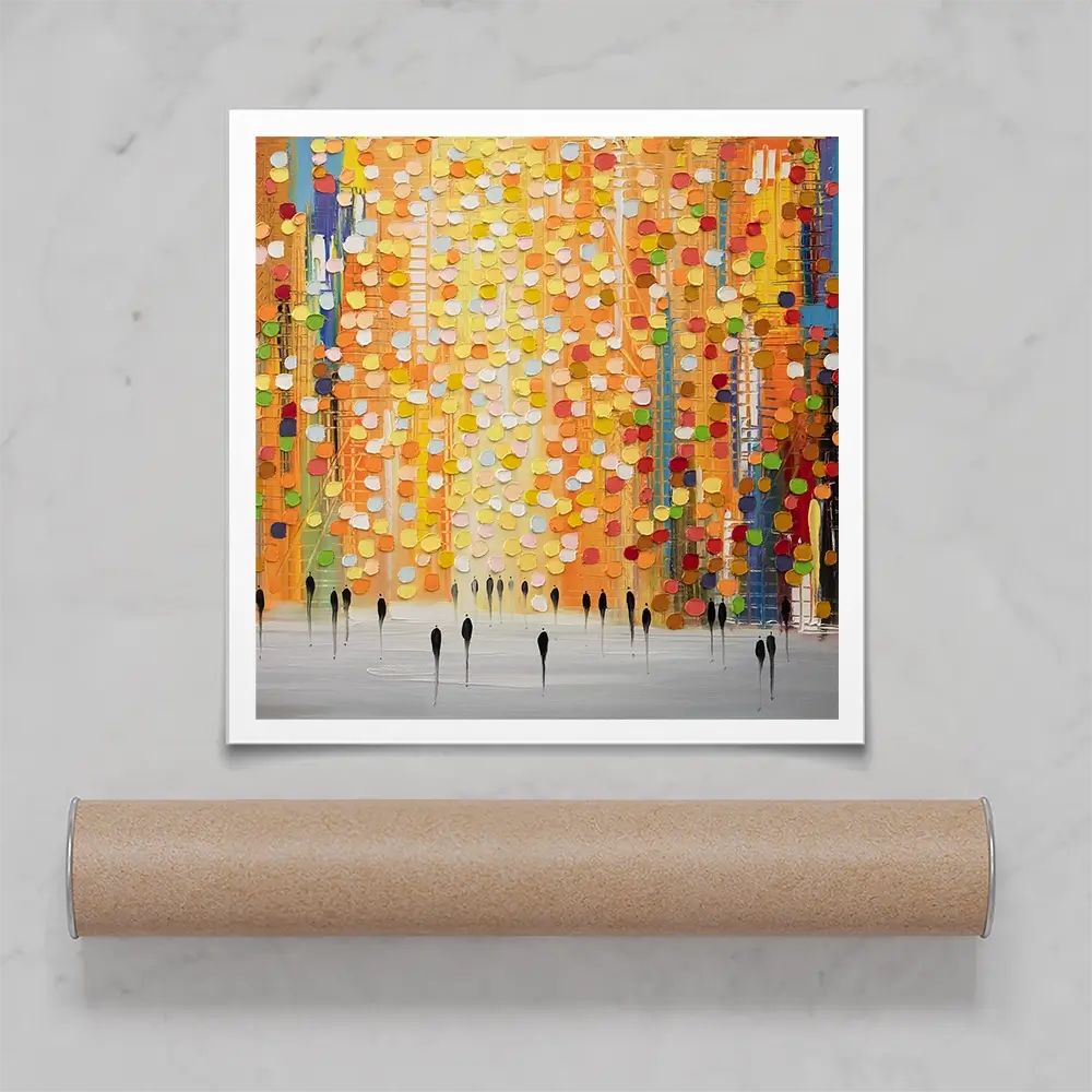 Sundown Splendor Square Art Print Sundown Splendor Square Art Print wall art product Art Print Shop