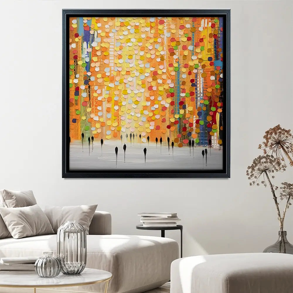 Sundown Splendor Square Canvas Print Sundown Splendor Square Canvas Print wall art product Art Print Shop