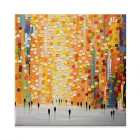 Sundown Splendor Square Canvas Print Sundown Splendor Square Canvas Print wall art product Art Print Shop