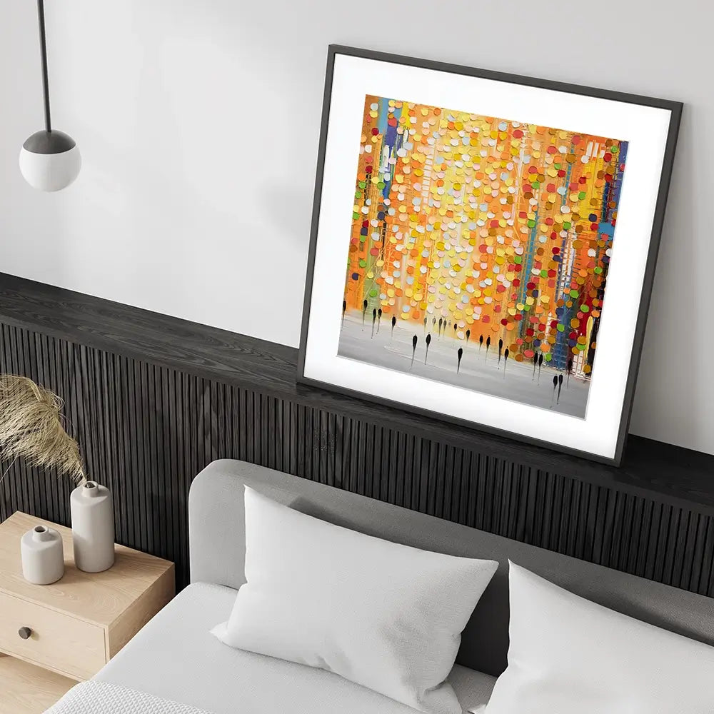 Sundown Splendor Square Framed Art Print Sundown Splendor Square Framed Art Print wall art product Art Print Shop