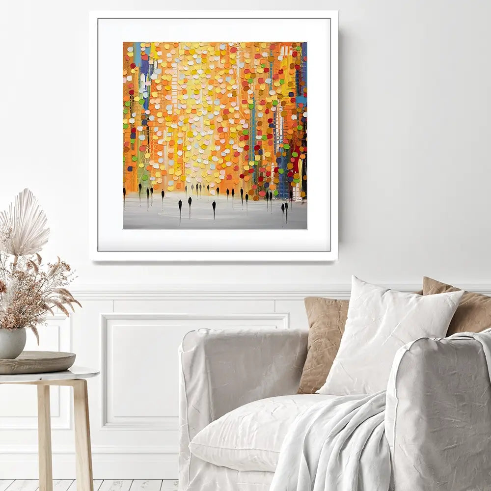 Sundown Splendor Square Framed Art Print Sundown Splendor Square Framed Art Print wall art product Art Print Shop