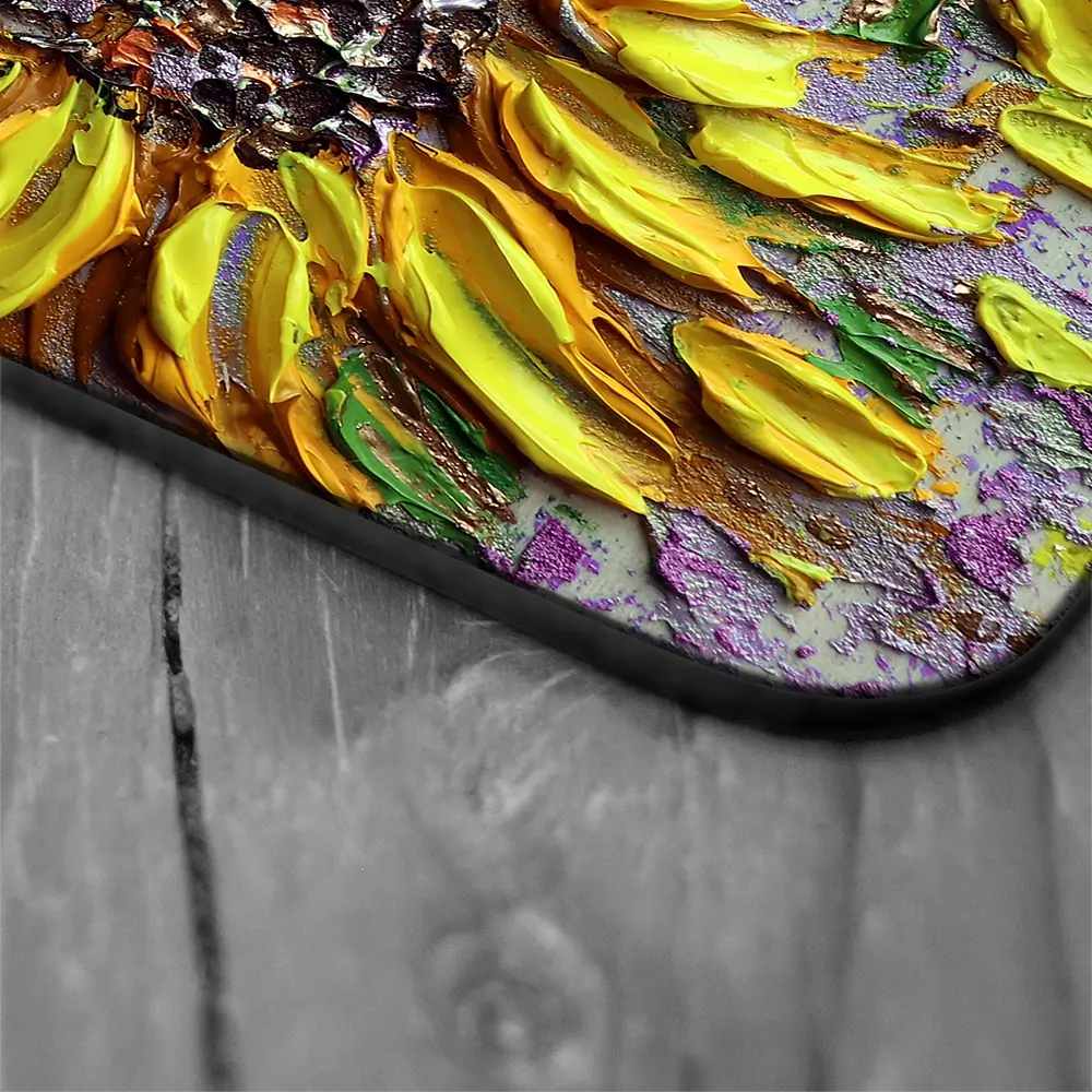 Sunflower Burst Coaster Set Sunflower Burst Coaster Set wall art product Nada Khatib