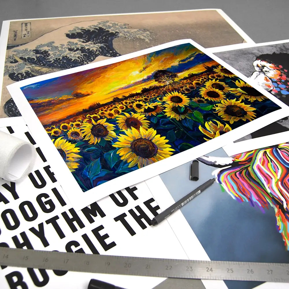 Sunflower Field Art Print Sunflower Field Art Print wall art product Ivailo Nikolov / Shutterstock