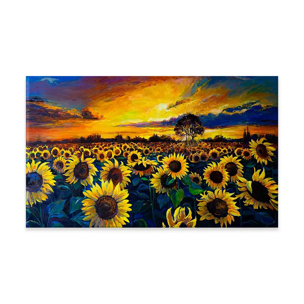 Sunflower Field Canvas Print Sunflower Field Canvas Print wall art product Ivailo Nikolov / Shutterstock