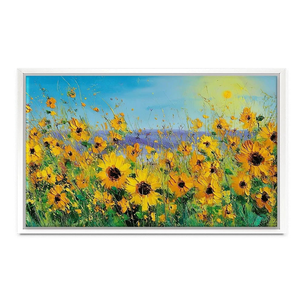 Sunflower Field Explosion Canvas Print Sunflower Field Explosion Canvas Print wall art product David Alexander Elder